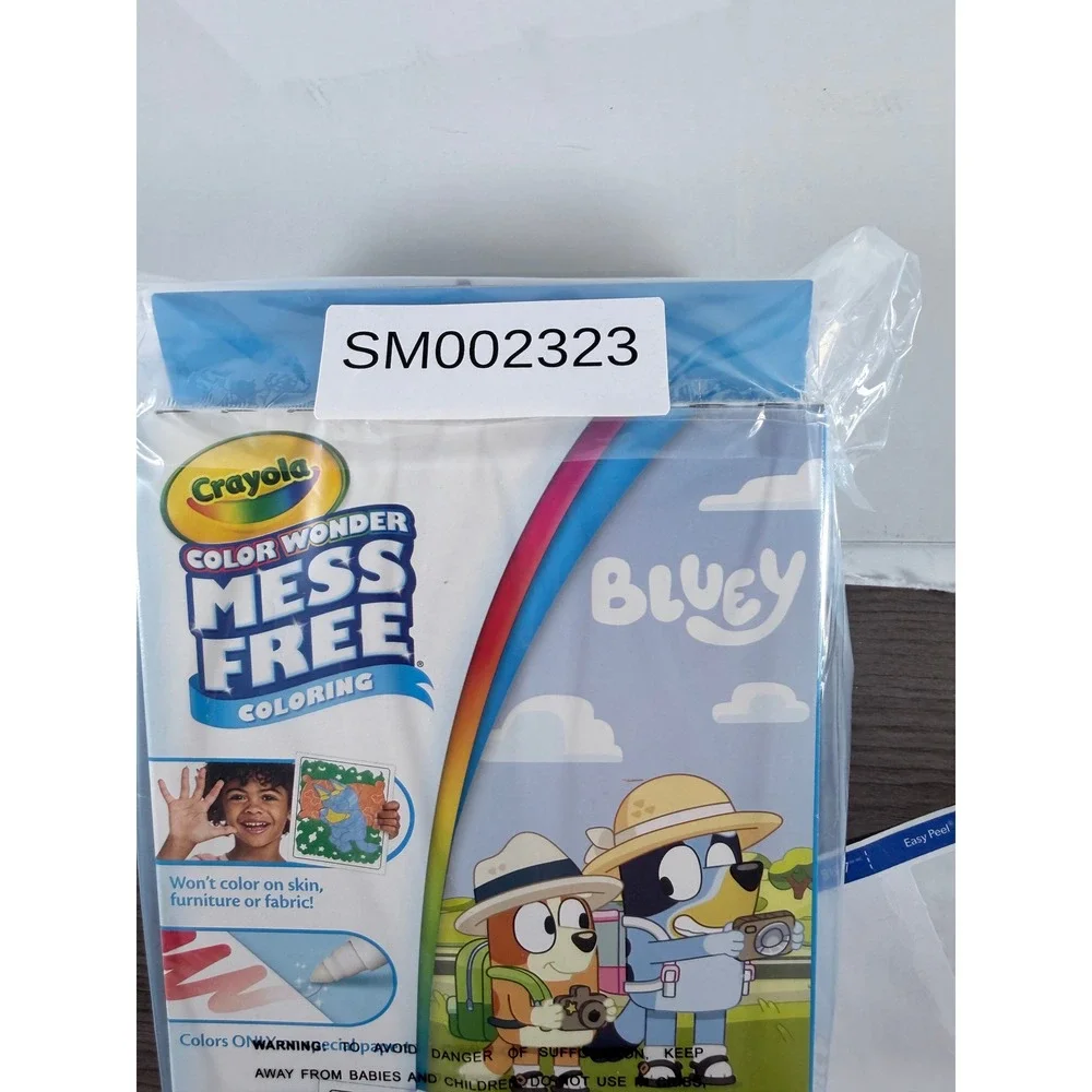 Crayola Color Wonder Mess Free Coloring Bluey 4 Pack Bundle 12 Pages 4 Markers